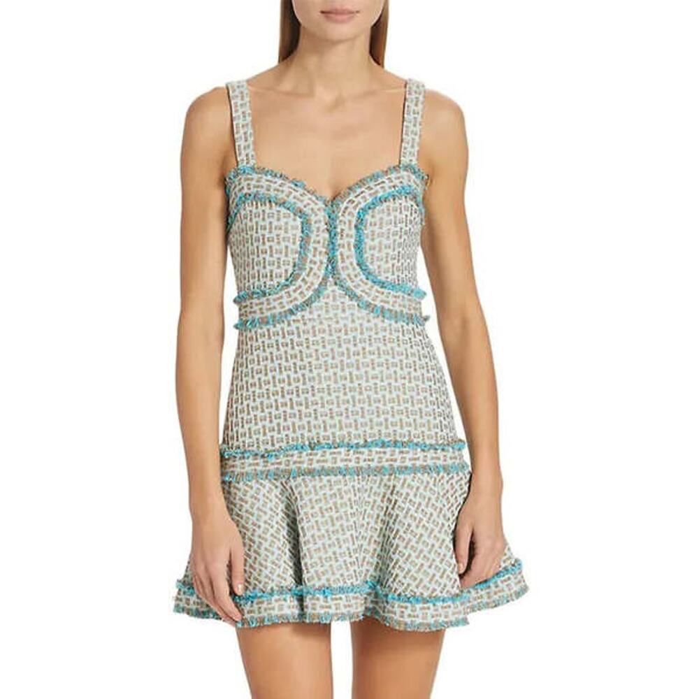 ALEXIS Medalia Tweed Minidress - French Tweed Size Large